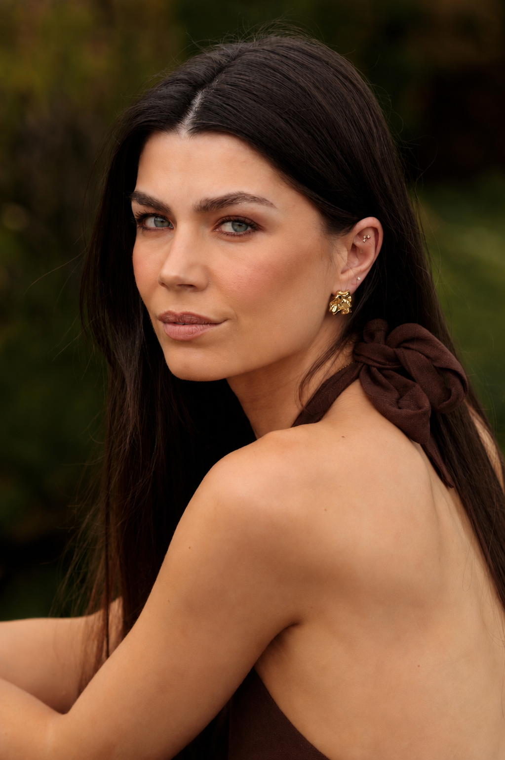 Brincos Pérola Dourada